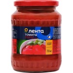 Томаты в томатном соке ЛЕНТА очищенные, 720мл