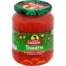 Томаты ДЯДЯ ВАНЯ в мякоти свежих томатов и сладкого перца, 680г в магазинах Лента
