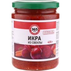 Икра из свеклы 365 ДНЕЙ, 420г в магазинах Лента