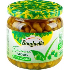 Горошек зеленый BONDUELLE без сахара, 350мл в магазинах Лента