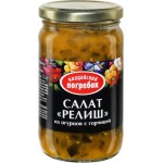 Салат ВАЛДАЙСКИЙ ПОГРЕБОК Релиш, из огурцов с горчицей, 370г