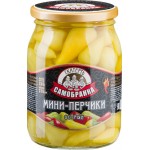 Перчики-мини маринованные СКАТЕРТЬ-САМОБРАНКА острые, 370мл