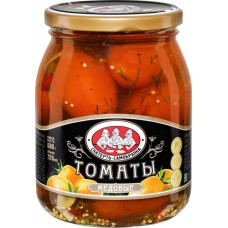 Томаты желтые маринованные СКАТЕРТЬ-САМОБРАНКА, 720мл в магазинах Лента
