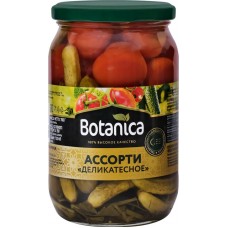 Ассорти BOTANICA Деликатесное, черри и корнишоны, 720мл в магазинах Лента