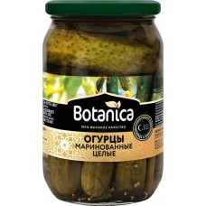 Огурцы маринованные BOTANICA 6–9см, высший сорт ГОСТ, 720мл в магазинах Лента