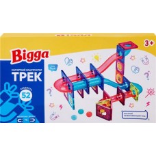 Конструктор магнитный BIGGA Трек, 52 предмета Арт. CB880388 в магазинах Лента