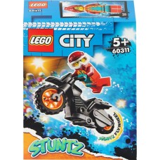 Конструктор LEGO City Stuntz Огненный трюковый мотоцикл Арт. 60311 в магазинах Лента