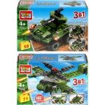 Конструктор ГОРОД МАСТЕРОВ Армия, военный, 3в1, в ассортименте