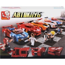 Конструктор SLUBAN Машинка, 163 детали Арт. M38-B0633D в магазинах Лента