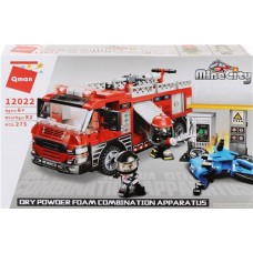 Конструктор QMAN Пожарная машина, 275 деталей в магазинах Лента