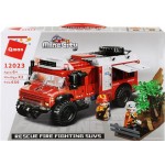 Конструктор QMAN Пожарная машина, 656 деталей Конструктор QMAN Пожарная машина, 656 деталей