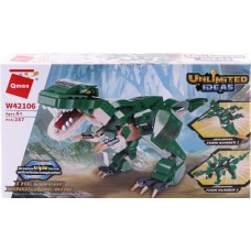 Конструктор QMAN Динозавры, 287 деталей в магазинах Лента