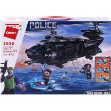 Конструктор QMAN Военный вертолет, 473 детали в магазинах Лента