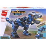 Конструктор QMAN Динозавр-трансформер, 375 деталей