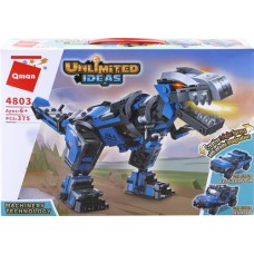 Конструктор QMAN Динозавр-трансформер, 375 деталей в магазинах Лента