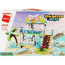 Конструктор QMAN Курорт, 316 деталей в магазинах Лента