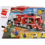 Конструктор QMAN Пожарная машина, 370 деталей Конструктор QMAN Пожарная машина, 370 деталей