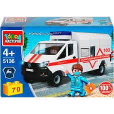Конструктор ГОРОД МАСТЕРОВ Газель, спецтехника, в ассортименте в магазинах Лента