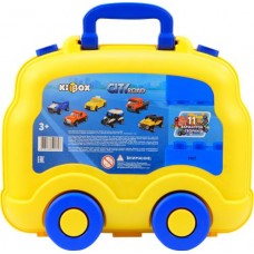 Конструктор KIBOX Машинки в чемоданчике, 521 деталь, Арт. 2907 в магазинах Лента