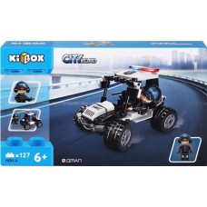 Конструктор KIBOX Полицейская машинка, Арт. 11011 в магазинах Лента