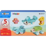 Конструктор KIBOX Динозавр-трансформер, 375 деталей, Арт. 4803