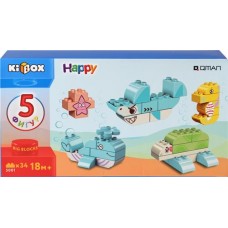 Конструктор KIBOX Динозавр-трансформер, 375 деталей, Арт. 4803 в магазинах Лента