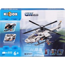 Конструктор KIBOX Вертолет, 352 детали, Арт. 3211 в магазинах Лента