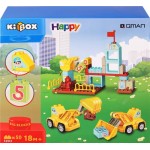 Конструктор KIBOX Стройка, 50 деталей, Арт. 5003