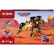 Конструктор KIBOX Строительная техника, 509 деталей, Арт. 4805 в магазинах Лента