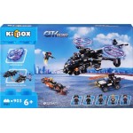 Конструктор KIBOX Военный вертолет, 903 детали, Арт. 11015