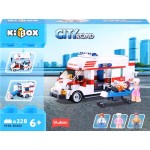 Конструктор KIBOX Машина скорой помощи, 328 деталей, Арт. M38-B1065