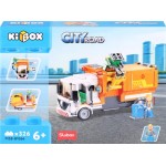 Конструктор KIBOX Мусоровоз, 326 деталей, Арт. M38-B1066