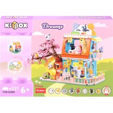Конструктор KIBOX Домик для кошек, 521 деталь, Арт. M38-B1089 в магазинах Лента