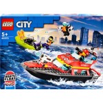 Конструктор LEGO City Пожарно-спасательный катер, 144 детали, Арт. 60373