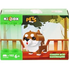 Конструктор KIBOX Сиба-ину, 102 детали, Арт. MUK002 в магазинах Лента