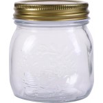 Банка для хранения 250мл, стеклянная с металлической крышкой Арт. LEN-161118/17SDH-3