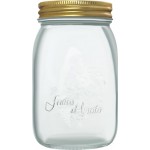 Банка для хранения 500мл стеклянная, с металлической крышкой Арт. LEN-161119/17SDH-2