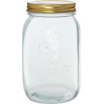 Банка для хранения 1л стеклянная, с металлической крышкой Арт. LEN-161120/17SDH-1