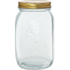 Банка для хранения 1л стеклянная, с металлической крышкой Арт. LEN-161120/17SDH-1 в магазинах Лента