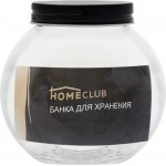 Банка для хранения HOMECLUB Black 210мл стекло Арт. CB6506D Банка для хранения HOMECLUB Black 210мл стекло Арт. CB6506D
