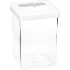 Емкость для сыпучих продуктов IDEA Степ, белый, 1л в магазинах Лента
