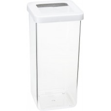 Емкость для сыпучих продуктов IDEA Степ, белый, 1.4л в магазинах Лента