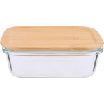 Контейнер для продуктов HOMECLUB с крышкой, бамбук, 640мл