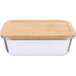 Контейнер для продуктов HOMECLUB с крышкой, бамбук, 1л