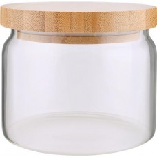 Банка для хранения HOMECLUB Bamboo, с крышкой, бамбук, 350мл в магазинах Лента