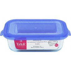 Контейнер для продуктов TALLER прямоугольный, стекло, 370мл, Арт. TR-38105 в магазинах Лента