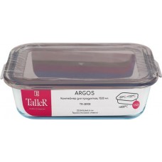 Контейнер для продуктов TALLER прямоугольный, стекло, 1.52л, Арт. TR-38108 1520мл в магазинах Лента