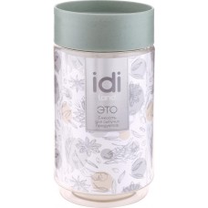 Емкость для сыпучих продуктов IDILAND Verde, 1л, Арт. 2211948 в магазинах Лента