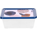 Контейнер для СВЧ ПОЛИМЕРБЫТ Autumn blues, прямоугольный, 0.4л