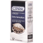 Презервативы CONTEX Extra Sensation, 12шт Презервативы CONTEX Extra Sensation, 12шт